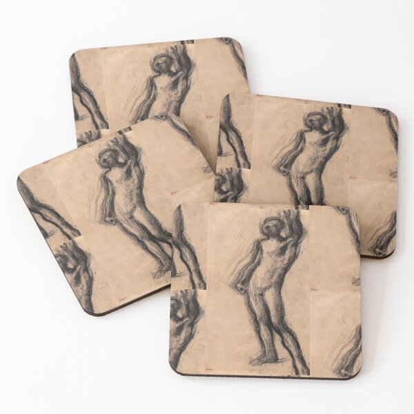 Item preview, Standing Nude Figure Charcoal Study designed and sold by artofuniverse.