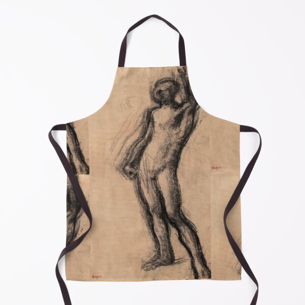 Item preview, Standing Nude Figure Charcoal Study designed and sold by artofuniverse.