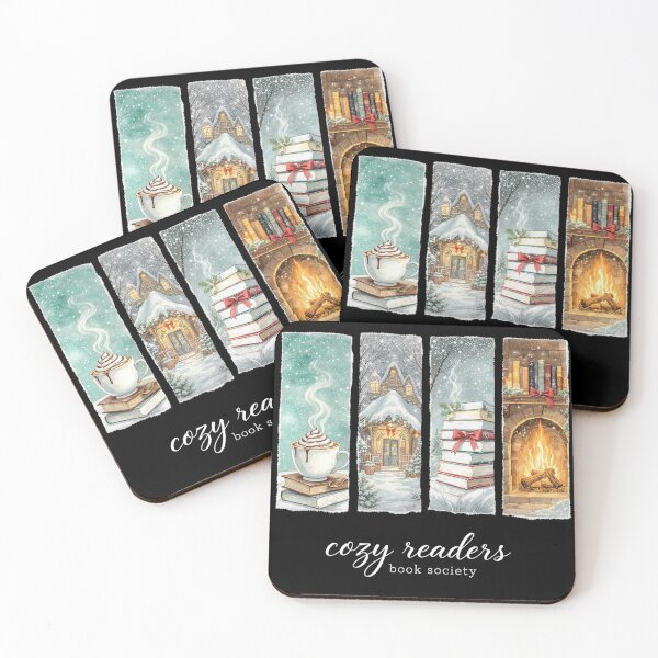 Item preview, Cozy Readers Book Society Book Lover Reading Christmas Vintage designed and sold by CF_VintageDesign.