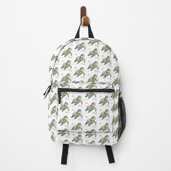 Item preview, Turtle Ocean Swimming Tropical Hello Summer Watercolor designed and sold by AQUILAKREO.