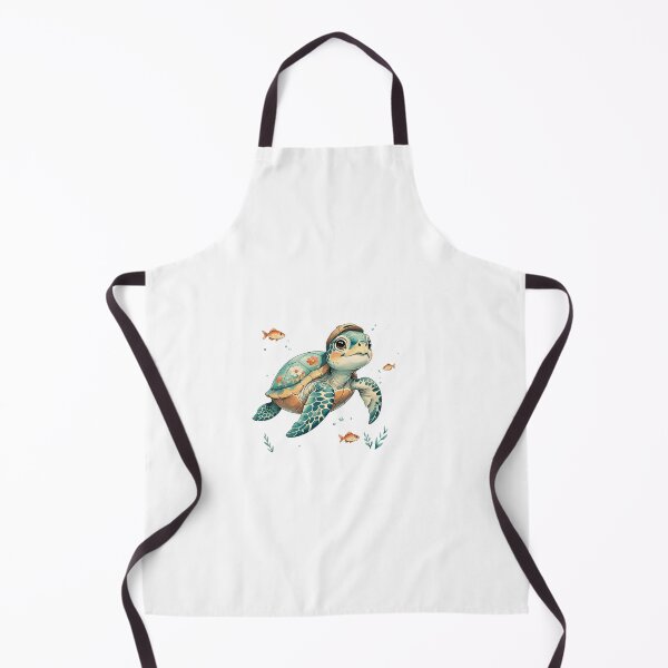 Item preview, Turtle Ocean Swimming Tropical Hello Summer Watercolor designed and sold by AQUILAKREO.