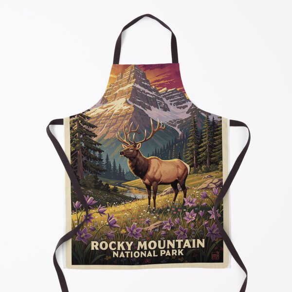 Item preview, Rocky Mountain National Park Print Colorado Mountains Collectible Art designed and sold by The Souvenir Dept..