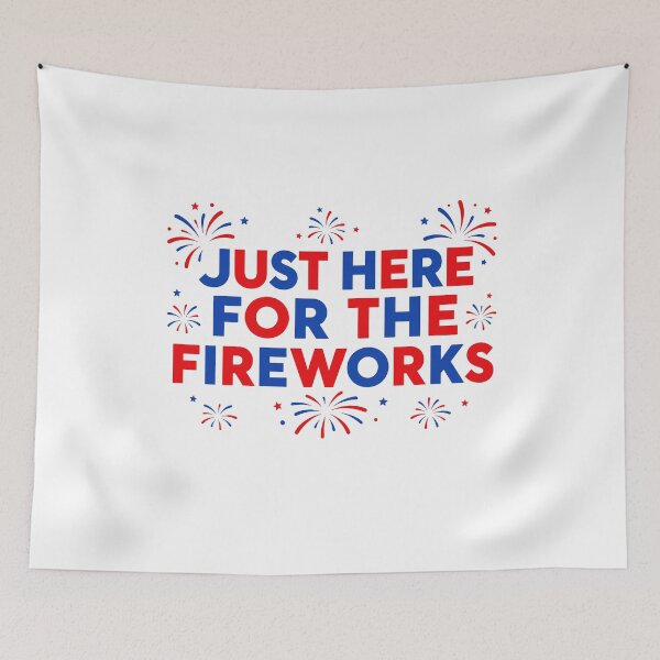Item preview, Just Here For The Fireworks Men designed and sold by KarimSoCute.