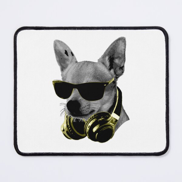 Item preview, Cool Chihuahua Dog Sunglasses Headphones designed and sold by marke770.