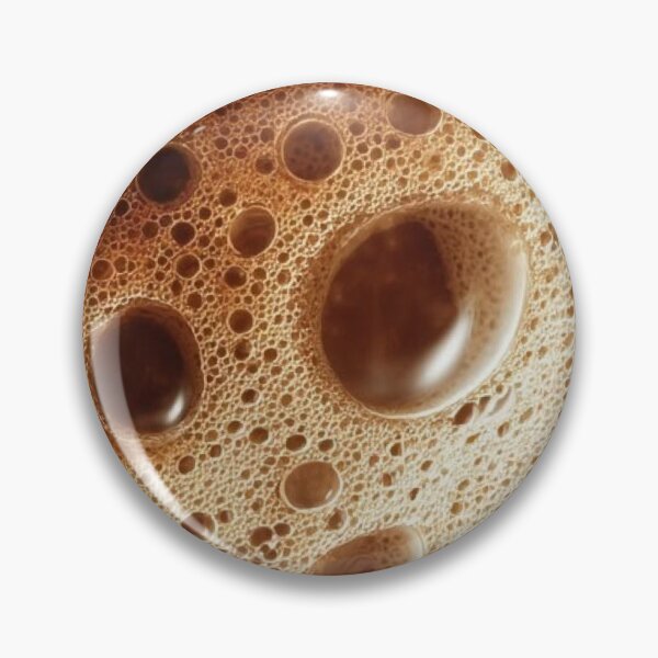 Item preview, Espresso Coffee Foam Texture Realistic 3D Latte Crema Bubbles designed and sold by LYAN-STORE.