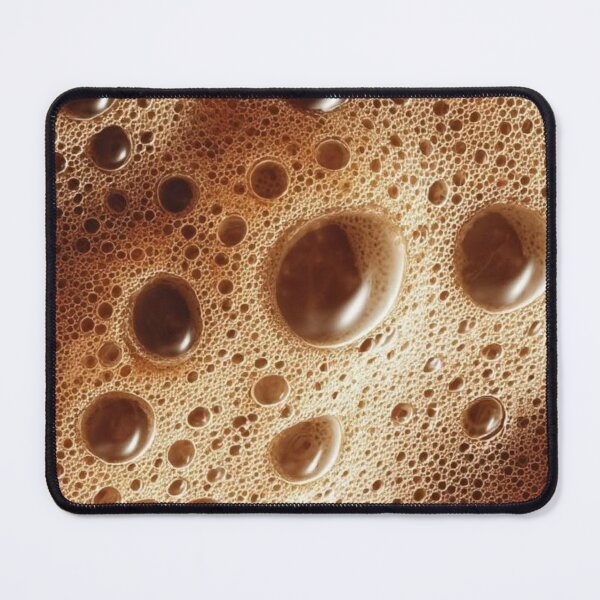 Item preview, Espresso Coffee Foam Texture Realistic 3D Latte Crema Bubbles designed and sold by LYAN-STORE.