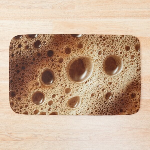 Item preview, Espresso Coffee Foam Texture Realistic 3D Latte Crema Bubbles designed and sold by LYAN-STORE.