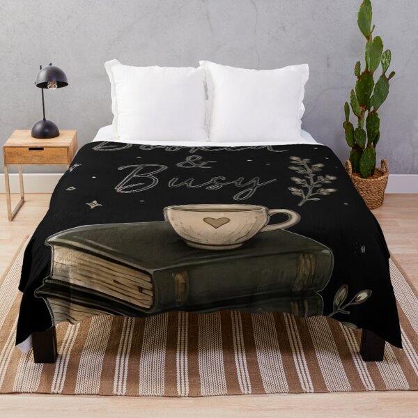 Item preview, Booked and Busy Cottagecore Book Lover Tee designed and sold by AuraGraphicsIn.