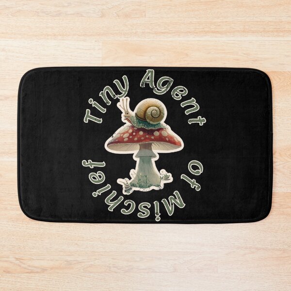 Item preview, Tiny Agent of Mischief Snail T-Shirt - Magic Mushroom Fantasy Graphic Tee designed and sold by DreamersDNArt.