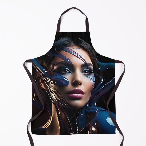 Item preview, Liquid Color Portrait: Abstract Fusion Beauty designed and sold by ToxicInkArt.