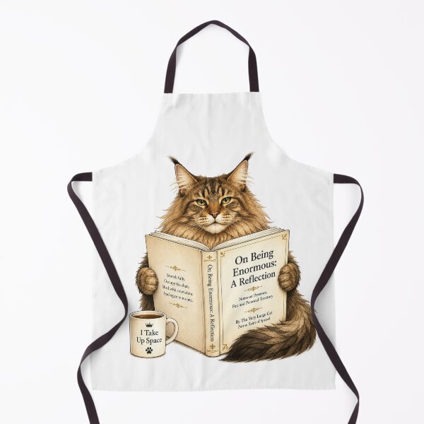 Item preview, Funny Maine Coon Book Lover Gift designed and sold by Gentlestate.
