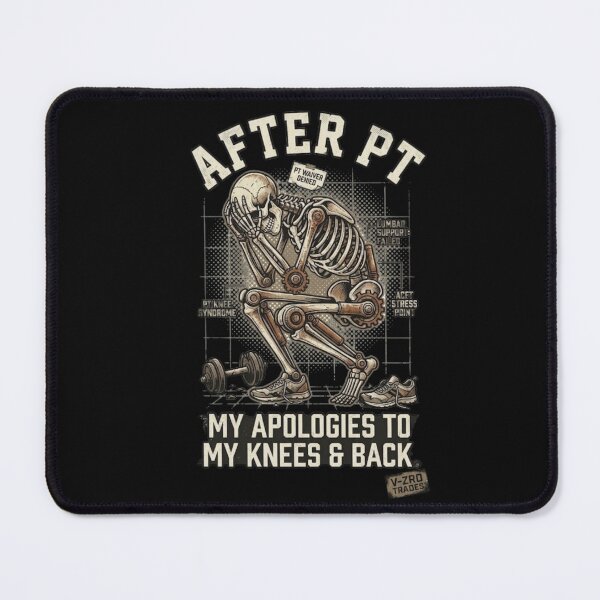 Item preview, Funny Military PT Humor - Bad Knees & Back ACFT Veteran Joke designed and sold by V-ZRO.
