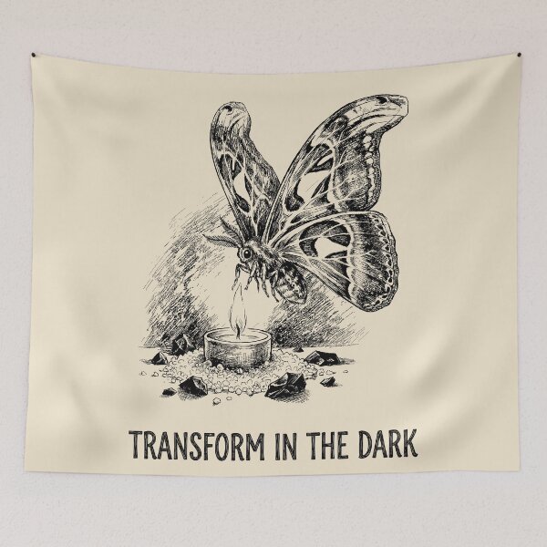 Item preview, Embers of Nocturnal Soul - Moth Spirit designed and sold by bapupa.