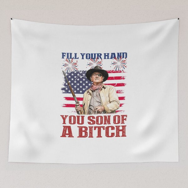 Item preview, Fill Your Hand You Son Of A B*tch John Wayne Rooster Cogburn designed and sold by KustMeram.