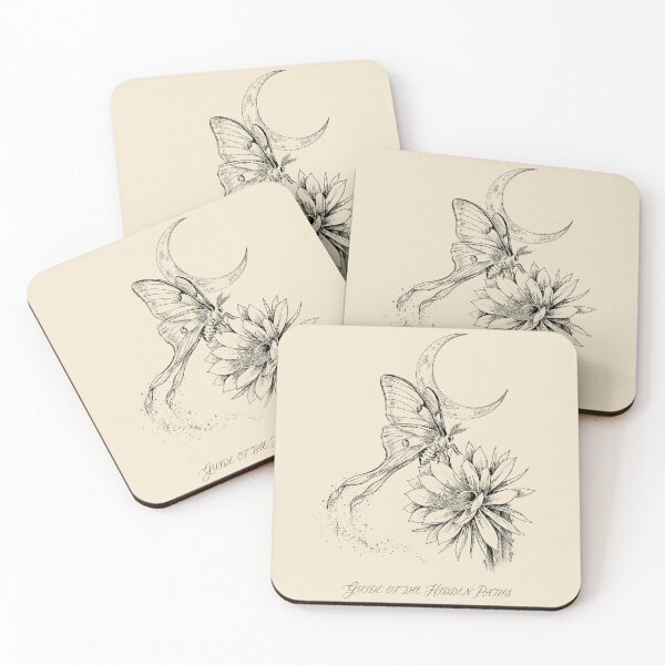 Item preview, Luna Spirit Astral Flight - Witchy Moth Spirit designed and sold by bapupa.