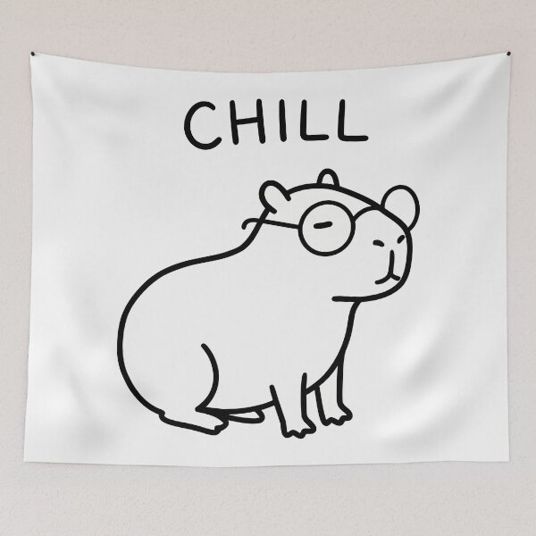 Item preview, Chill Capybara designed and sold by Amir Faysal.