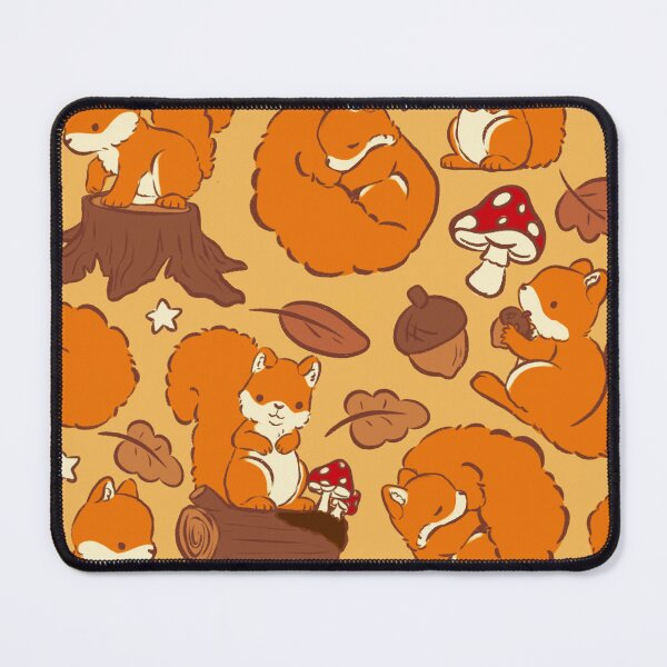 Item preview, cute squirrels for fall designed and sold by Arty and Awkward.