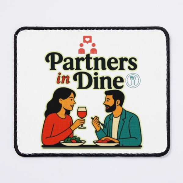 Item preview, Funny Relationship Slogan Partners in Dine Wine Graphic designed and sold by Miheerala.