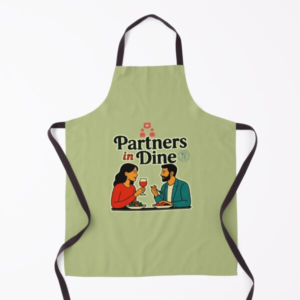 Item preview, Funny Relationship Slogan Partners in Dine Wine Graphic designed and sold by Miheerala.