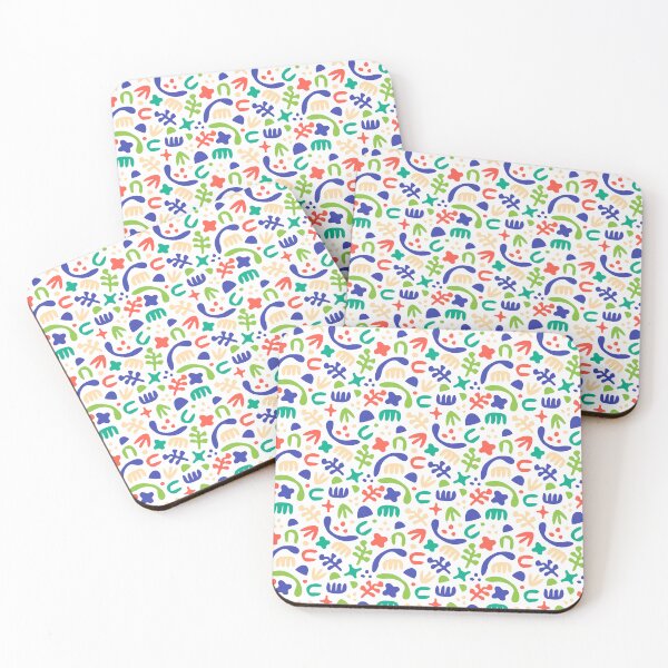 Item preview, Colourful Abstract Shapes Seamless Pattern Matisse Inspired designed and sold by Zaya_art.