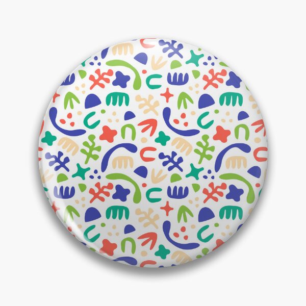Item preview, Colourful Abstract Shapes Seamless Pattern Matisse Inspired designed and sold by Zaya_art.