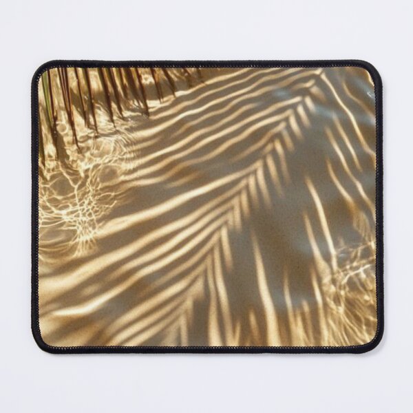 Item preview, Palm Leaf Shadow on Golden Sand Beach Water Ripple Aesthetic designed and sold by LYAN-STORE.