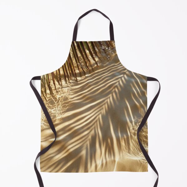 Item preview, Palm Leaf Shadow on Golden Sand Beach Water Ripple Aesthetic designed and sold by LYAN-STORE.