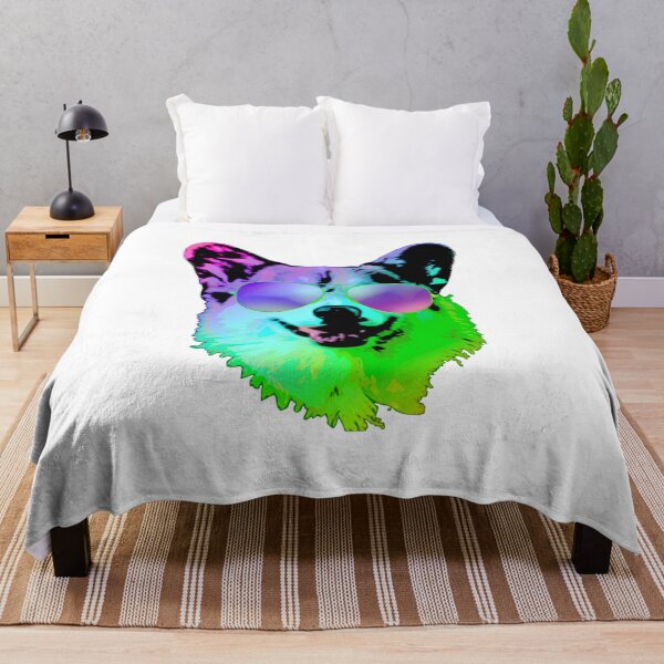 Item preview, Cool Corgi Dog Vibrant Pop Art Sunglasses designed and sold by marke770.