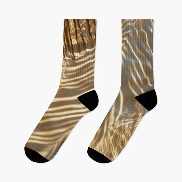 Item preview, Palm Leaf Shadow on Golden Sand Beach Water Ripple Aesthetic designed and sold by LYAN-STORE.