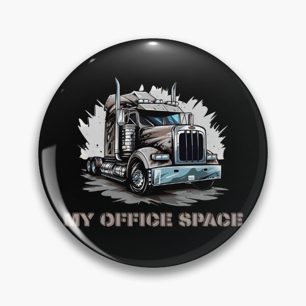 Item preview, Truck Life Office Space Trucker designed and sold by ArtStudiobyIta.
