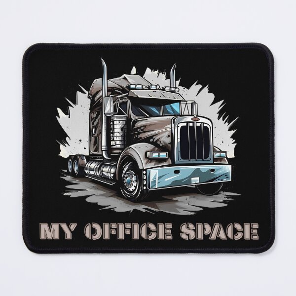 Item preview, Truck Life Office Space Trucker designed and sold by ArtStudiobyIta.