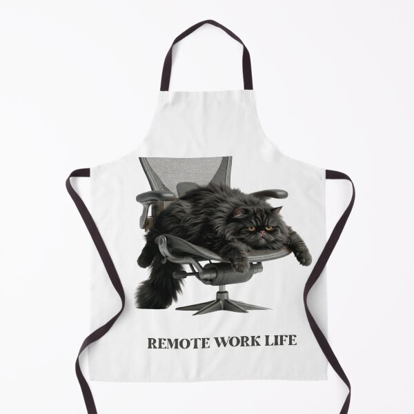 Item preview, Funny Cat Gift Remote Work Life Black Cat Humor Developer Shirt designed and sold by Dev Mode.