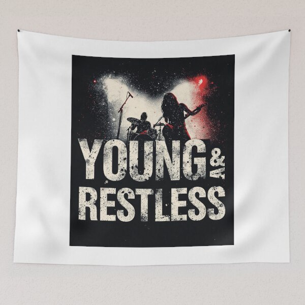 Item preview, Copy of Restless Rock Energy - Grunge Indie Concert Illustration designed and sold by aminomen.