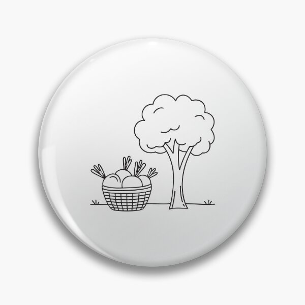 Item preview, Turnip Near Harvest Basket Under Tree designed and sold by rasagamastore.
