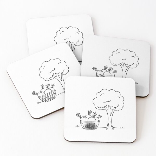 Item preview, Turnip Near Harvest Basket Under Tree designed and sold by rasagamastore.