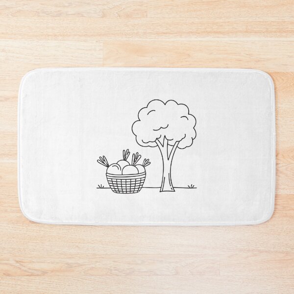 Item preview, Turnip Near Harvest Basket Under Tree designed and sold by rasagamastore.