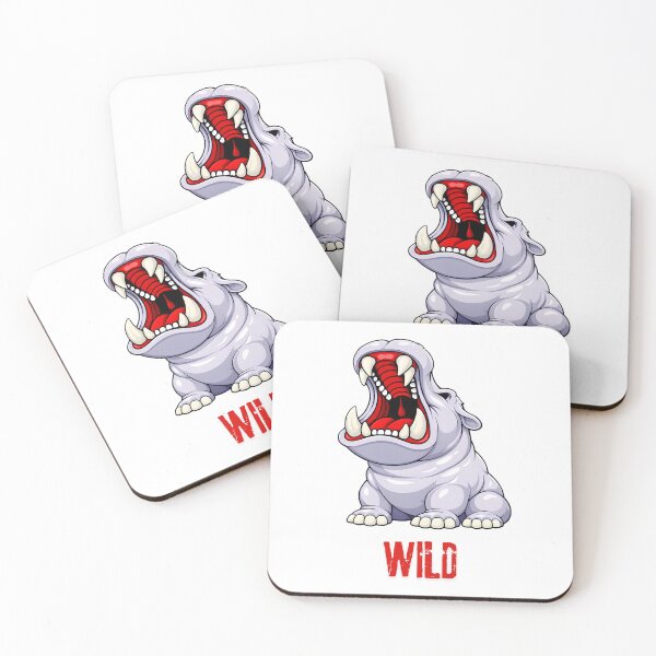 Item preview, Fierce Roaring Wild Hippo Streetwear Graphic designed and sold by ROARSOME DESiGNS.