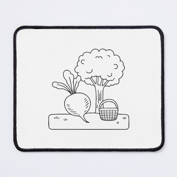 Item preview, Turnip Beside Harvest Basket Under Tree designed and sold by rasagamastore.