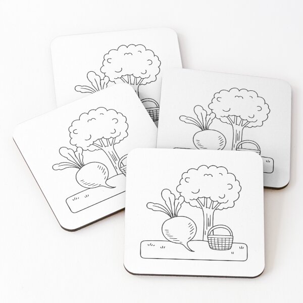 Item preview, Turnip Beside Harvest Basket Under Tree designed and sold by rasagamastore.