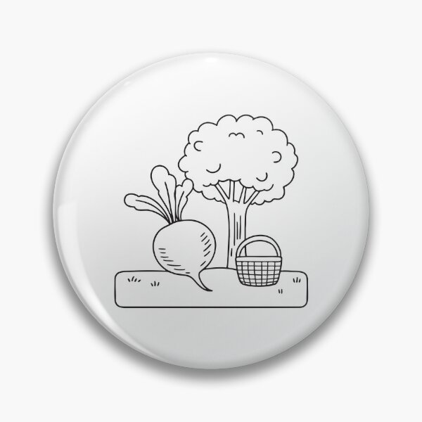 Item preview, Turnip Beside Harvest Basket Under Tree designed and sold by rasagamastore.
