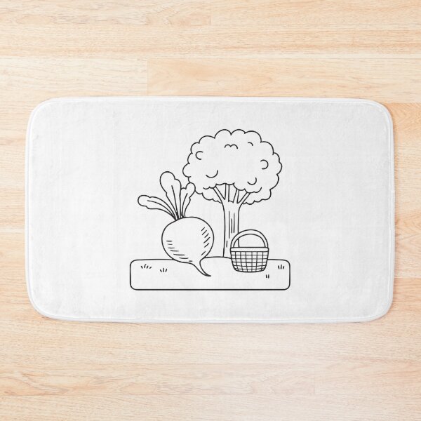 Item preview, Turnip Beside Harvest Basket Under Tree designed and sold by rasagamastore.