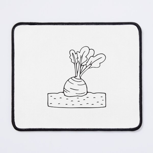 Item preview, Turnip Halfway Pulled from Garden Soil designed and sold by rasagamastore.