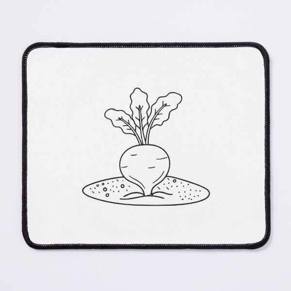 Item preview, Turnip Half Unearthed from Soil designed and sold by rasagamastore.