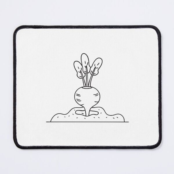 Item preview, Turnip Partially Dug from Garden Soil designed and sold by rasagamastore.