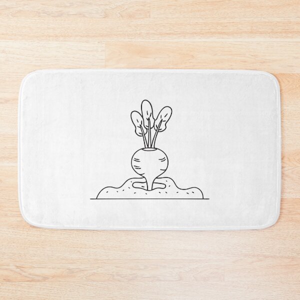 Item preview, Turnip Partially Dug from Garden Soil designed and sold by rasagamastore.