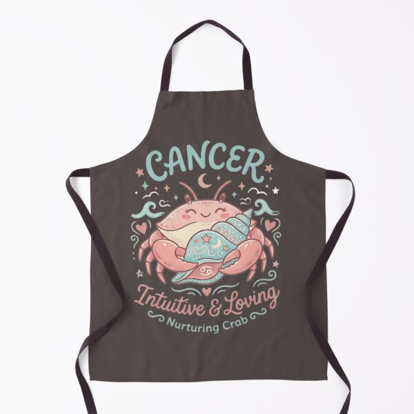 Item preview, Cancer Zodiac Sign Cute Crab Astrology Daily Horoscope | Intuitive & Loving Nurturing Crab | Kawaii Cancer Astrology Gift designed and sold by Bhaskar Digital Art.