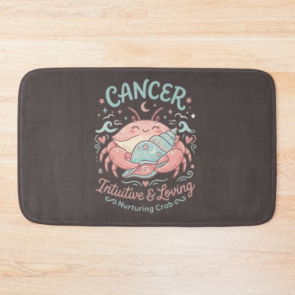Item preview, Cancer Zodiac Sign Cute Crab Astrology Daily Horoscope | Intuitive & Loving Nurturing Crab | Kawaii Cancer Astrology Gift designed and sold by Bhaskar Digital Art.