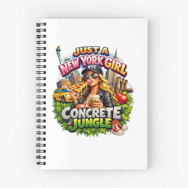 Item preview, Just a New York Girl in a Concrete Jungle – NYC Streetwear Graphic T-Shirt Design | New York City Fashion Illustration | Urban Girl Lifestyle Artwork designed and sold by Sushikidsntod.