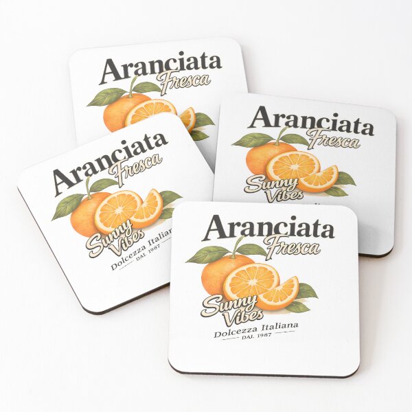 Item preview, Vintage Aranciata Fresca Orange Slices Summer Citrus Design designed and sold by Les-Ink-Studio.