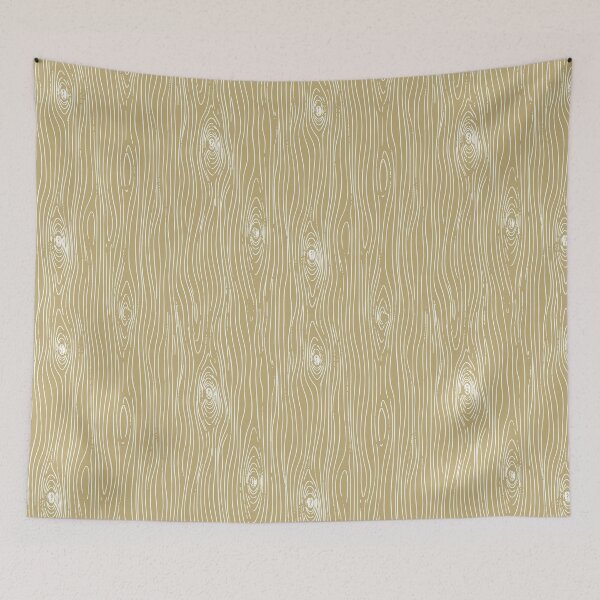 Item preview, Faux Bois Woodgrain Japandi Organic Texture vintage antique golden designed and sold by RenattaZare.